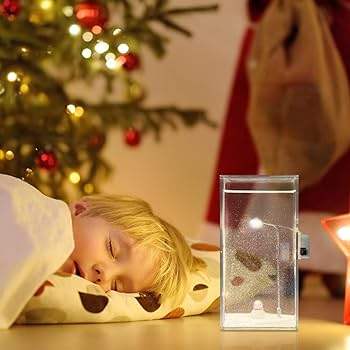 Amazon.co.jp : Jubepk クリスマス雪景色ナイトライト